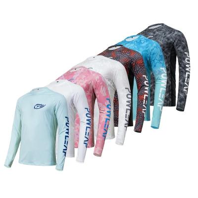 China Performance Anti-UV Shirts Long Sleeve Fishing Shirt Custom Elastic Soft Upf Fishing Shirts For Men for sale