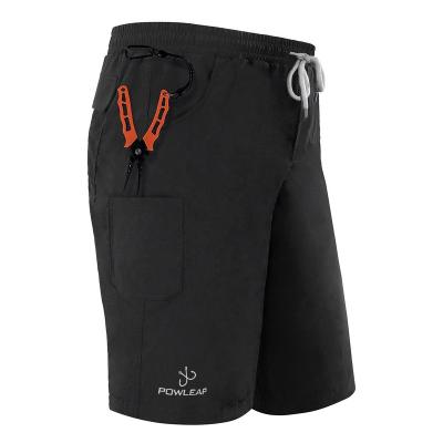 China Anti-Wrinkle Custom Logo Sublimation Quick Dry Mens Polyester Spandex Breathable Fishing Shorts for sale