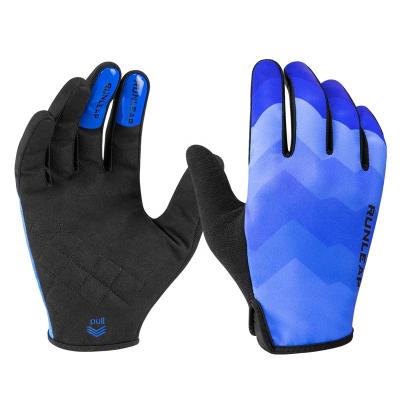 China Full Finger Stretch MTB Motocross Gloves Best Men Women Comfortable Soft Anti-Slip Comfortable Women's All Terrain Bike Sport Gloves for sale