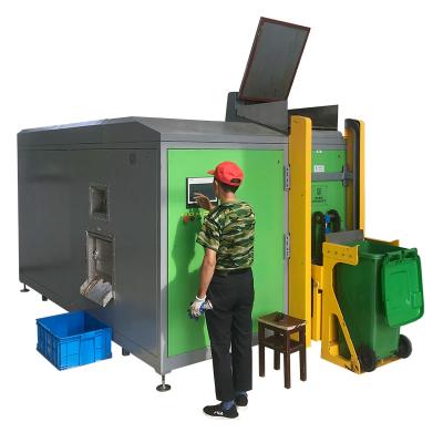 China Automatic Restaurant Food Waste Shredder , Organic Food Waste Recycling Line for sale