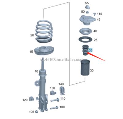 China Auto Suspension Parts For Mercedes Bnez VITO Car Auto Rubber Suspension System Pad W447 OEM 4473211106 for sale