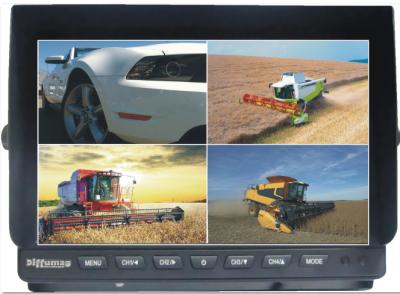 China Auto TFT LCD-Monitor des Hochleistungsanhänger-10,1“ mit Viererkabel-Teiler-Einbauten u. u-Form-Klammern zu verkaufen