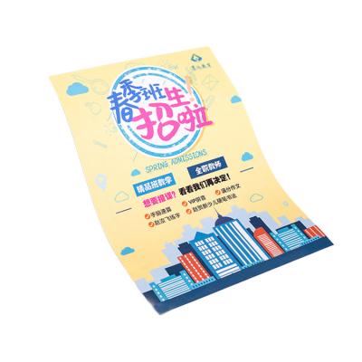 China Colorful A4 Advertising Printing Press Promotion Folder Insert Advertising Flyer Presentation Leaflets for sale