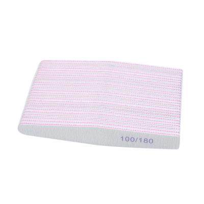 China Custom Printing Disposable Nail Folder Moon Paper 100 180 OEM Customized Double EVA Gray Pcs Plastic Board Color for sale