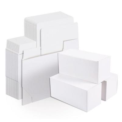 China Recycled Materials Blank Paper Box White Paper Box Food Daily Packaging Digital Paperboard for sale