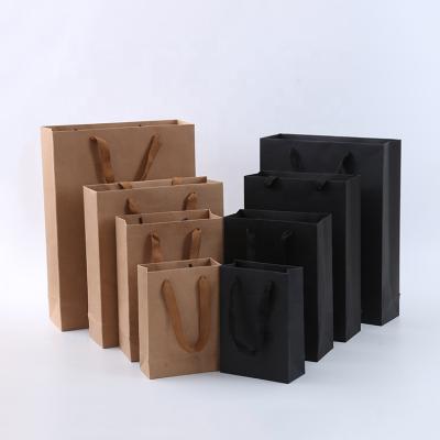 China Cheap Custom Recyclable Paper Bags Tote Paper Bag Small Paper Gift Bags With Handles for sale