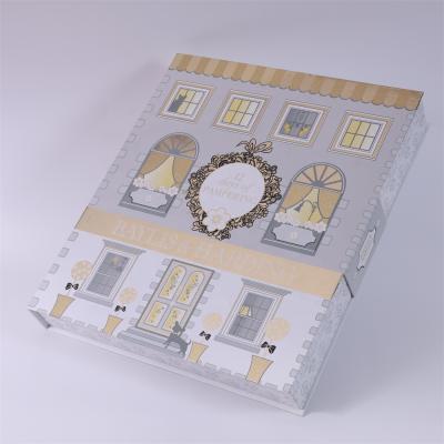 China Recyclable Custom Empty Advent Calendar Small Drawer Gift Packaging Box For Storage for sale