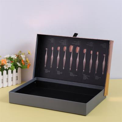 China Recyclable Custom Cosmetics Packaging Boxes Customized Printed Makeup Tools Packing Box for sale