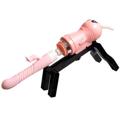 China Real Touch Feeling Sex Machine For Couples Love Machine Automatic Thrusting Male And Female Masturbation Pumping Gun With Anus Dildos Attachments for sale