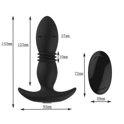 China Wireless Remote Control Prostata Massager Anal Toys Vibrator Prostata Massager Male Anal Thrusting Toys For Men for sale