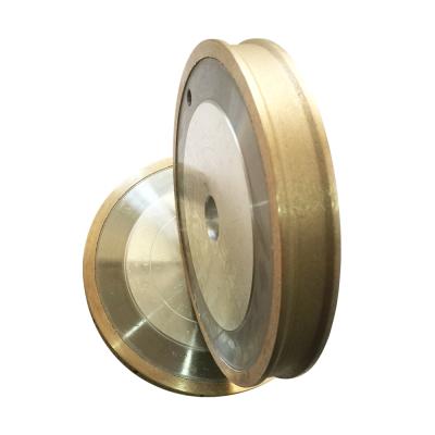 China 180mm nonferrous metal round edge diamond grinding wheel for glass double edging for sale