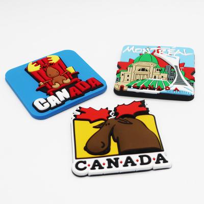 China Cheap Custom Rubber Animal Fridge Souvenir Travel PVC Fridge Magnets High Quality UK Factory Fridge Magnets for sale