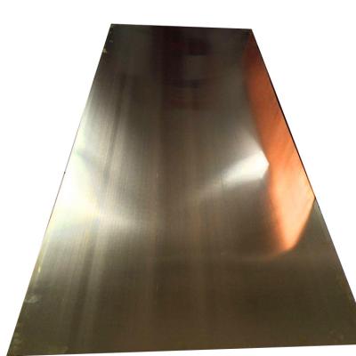 China Water Heater Price Per Square Foot Pure Copper Sheet 0.25mm Gold Clad Copper Foil Sheet for sale