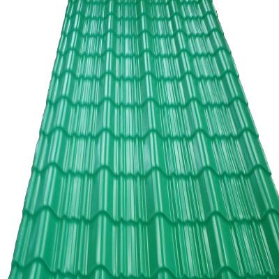 China Green Metal Sheet Container 22 Gauge Iron Sheet Metal Roofing GI Steel Roofing Corrugated Corrugated Rolls for sale