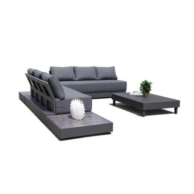 China Modern Hot Sale Aluminum Outdoor Waterproof Modular Sofa for sale