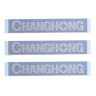 China Scratch Off Nickel Sticker Gold Nameplate Custom Metal Sticker Scratch Accept High-end Self-adhesive Electroformed Custom Logo HL-ES120 for sale