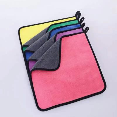 China Sustainable Thick Microfiber Cleaning Cloth Custom Car Towel Microfiber Car Towel for sale