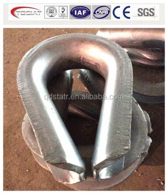 China Carbon Steel CE Certificate Supply Rigging U.S. Type Heavy Duty Wire Rope Thimble G414 for sale