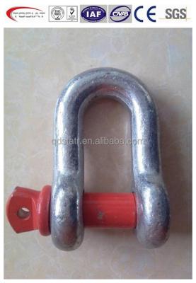 China Carbon Steel G209 G210 USA Standard Screw Pin Shackle D Type And Bow Type for sale