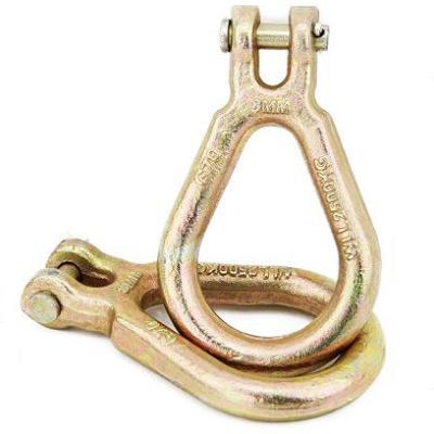 China Drag Chain Rigging Hardware G70 Forged Alloy Clevis Lug Link for sale