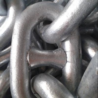 China High Quality Black Painted Studless Drag Chain Marine Anchor Chain for sale