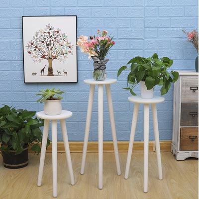 China Indoor and outdoor plant rack multi-pot rack modern pine cabinet display pot flower rack for sale