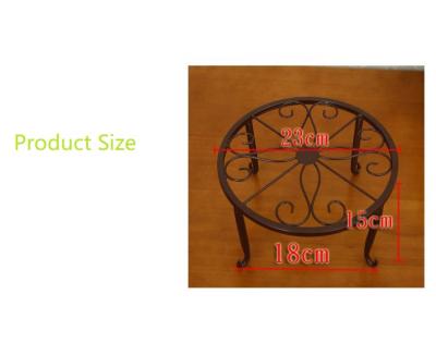 China Mid Century Modern Online Factory Metal Iron Agent Store Large Size Rack Pots With Stand for sale