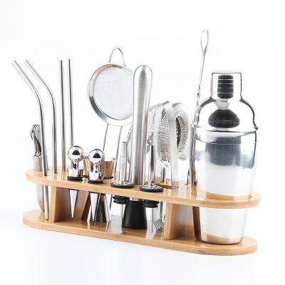 China New Product Bar Tools Stainless Steel Cocktail Shaker Set Sustainable Wine Cocktail Shaker for sale