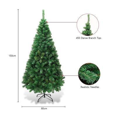 China High Quality Outdoor Holiday Decoration 1.5 Meters Personalized Christmas Decorations Artificial Christmas Trees for sale