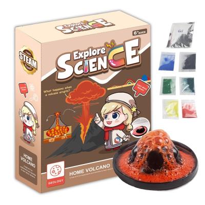 China Educational DIY Toy Set DIY Development Toys Study Educational Science Volcano Eruption Set Exploding Science Experiment Kit STEM Science Kit for sale