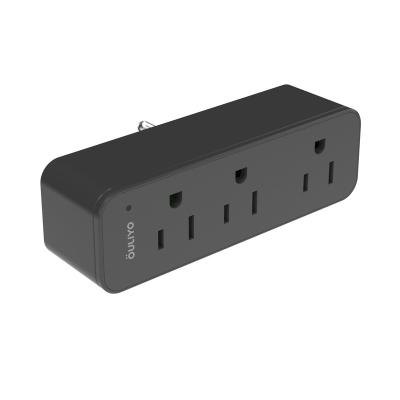 China 15A USA Electrical Outlet Residential / General Purpose Extension Power With Pilot Lamp Without Cable Plug Wall Mounted Power Outlet for sale