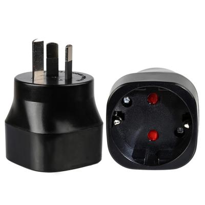 China Eu to UK Travel Plug 10A Rated Current and 250v Rated Voltage AC AC Travel Plug Converter Plug Converter Socket US EU Multi Adapter 2 Pin Electrical CE for sale