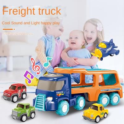 China Large City Storage Vehicle Firefighting Aircraft Engineering Boy Truck Eco-friendly Inertial Transport Toy Vehicles Toy for sale