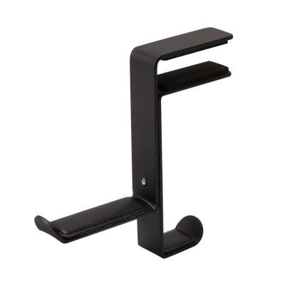 China Durable Lowest Price Earphone Stand Under Desk Gaming Headset Hanger Stand Holder Hook for sale