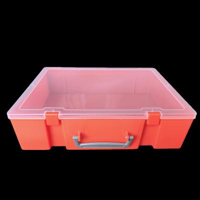 China Eco-friendly non-toxic All-in-A-Box-of-Fun building kit storage box with open toy for imaginative play with large bricks made for sale