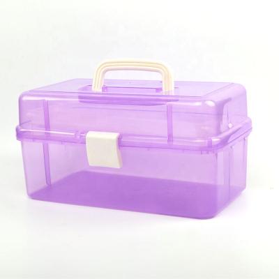 China Plastic storage hardware box and hinged box made of durable plastic in a slim design with excellent for screws nuts and bolts for sale