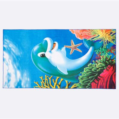 China Wholesale sand QUICK DRY microfiberprinted free beach towels with ocean designs for adults and kids for sale