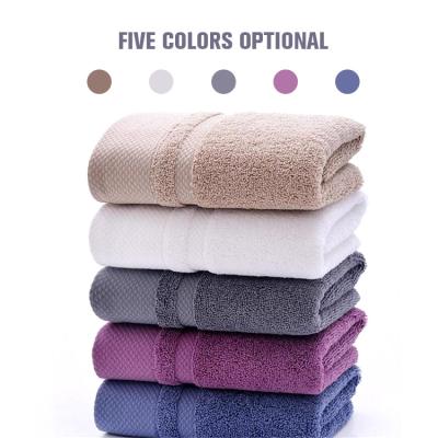 China RTS Towel QUICK DRY High Quality 100% Cotton Bath Towel Sets Luxury Hotel Bathroom Towel Sets for sale