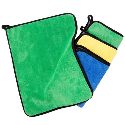 China Car Care Cleaning Hot Sale 30x40CM Super Soft Multi Color Microfiber Car Towel Cleaning Cloth Car Wash Towel for sale