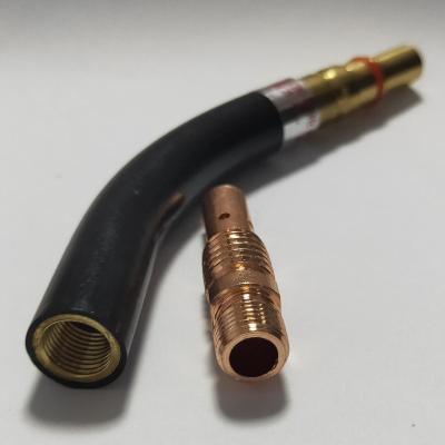 China Welding 350 A Copper MIG Welding Torch Accessories Flexible Swan Neck for sale