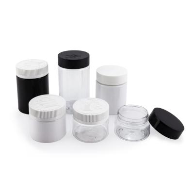 China 100ml 120ml 150ml 180ml Plastic Medicine Pill Bottle Custom Pill Container Wide Mouth Plastic Bottle With CSC Cap for sale