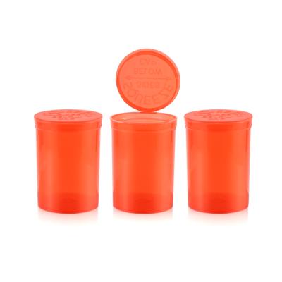 China Plastic Medicine Bottles Suppliers Child Proof Containers Hemp Packaging Plastic Pill Bottles Pharmacy Vials for sale