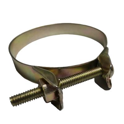 China Automotive Piping Fastener Galvanized Fast Automotive Iron Pipe Clamps for sale