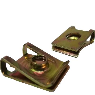 China CQXZ Automotive Industry Brand Custom Spring Metal Square Nut Speed ​​Nut Base Clip Clamp for sale