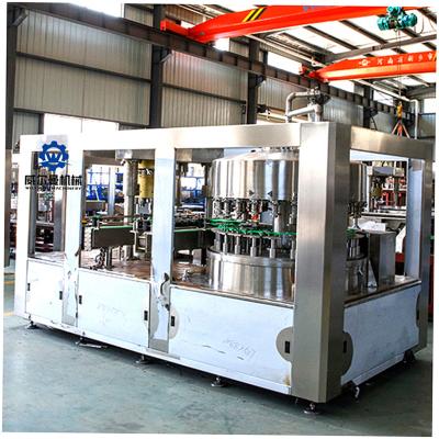 China Food Vending Food Beverage Machine Hot Pots Machine 2000 BPH Capacity Can Filling Machine For Juice for sale