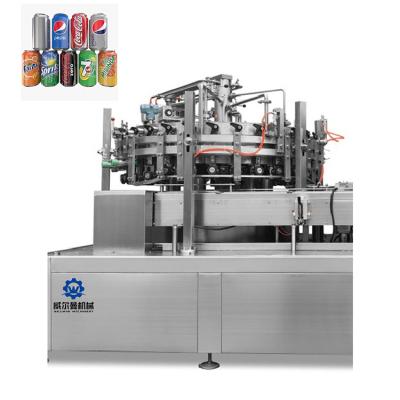 China Full Automatic Beverage Beverage Filling Machine Soda Beer Energy Beverage Can Filling And Sealing Machine for sale