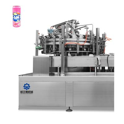 China Beverage Carbonated Beverage Filling And Seaming Machine Automatic Tin Can Beverage Filling Machine for sale