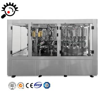 China Food Foil Can 300cpm Tinplate Can Filling And Seam Machine For Beverage Filling for sale