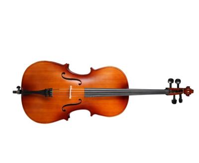 China Baroque Cello Manual High Grade Cello Tiger Pattern Solid Wood Grading Performance for sale