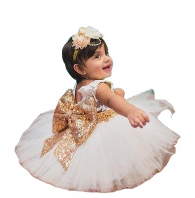 China 2021 Sleeveless Baptism Dresses Girls Baby Dress Kids Wear Newborn Baby Dresses for sale